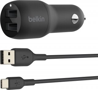 Belkin Dual USB-A Car Charger USB Type-C (CCE001BT1MBK) Şarj Aleti kullananlar yorumlar